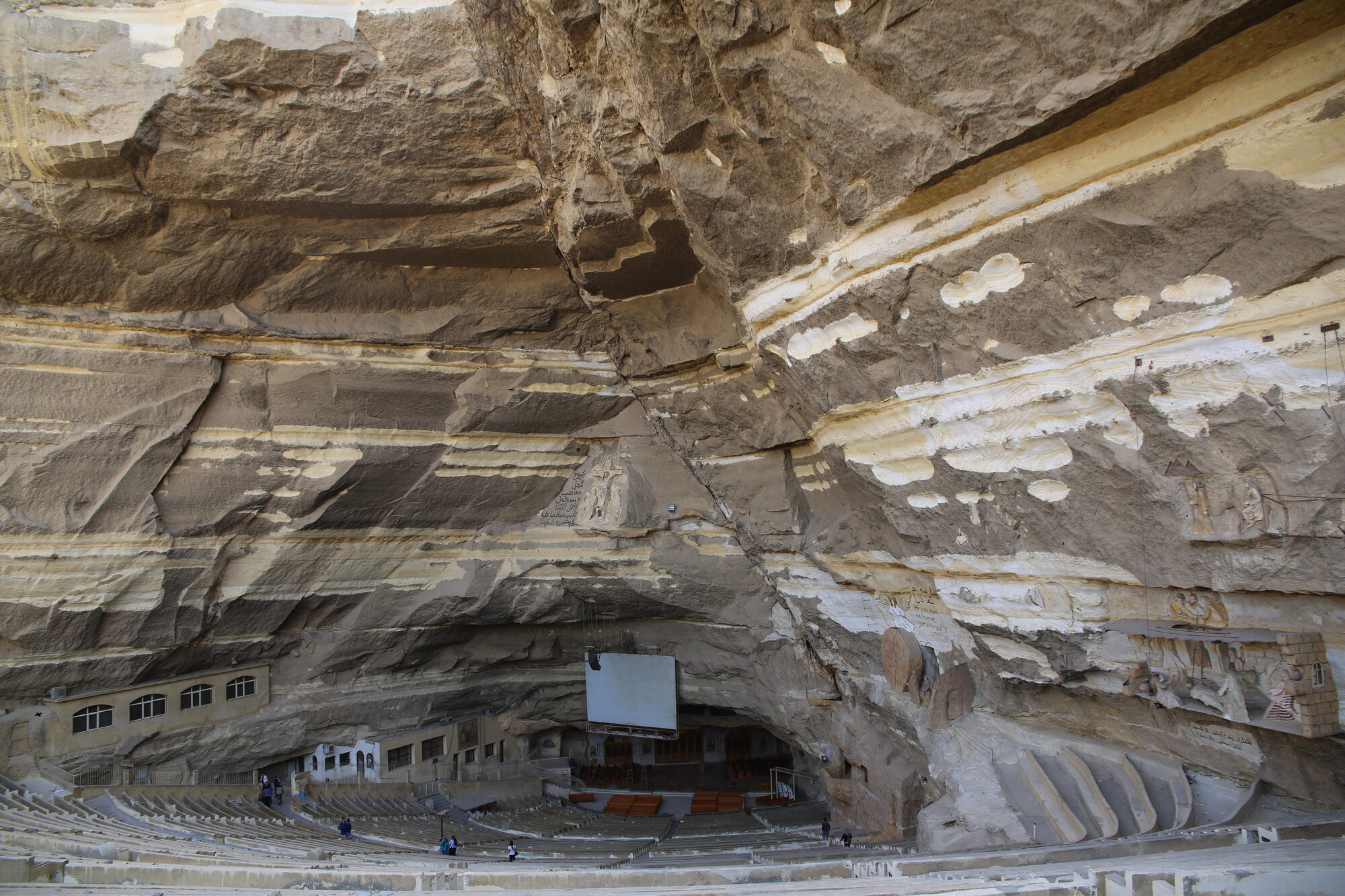 The Cave Church carved into the Mokattam mountain